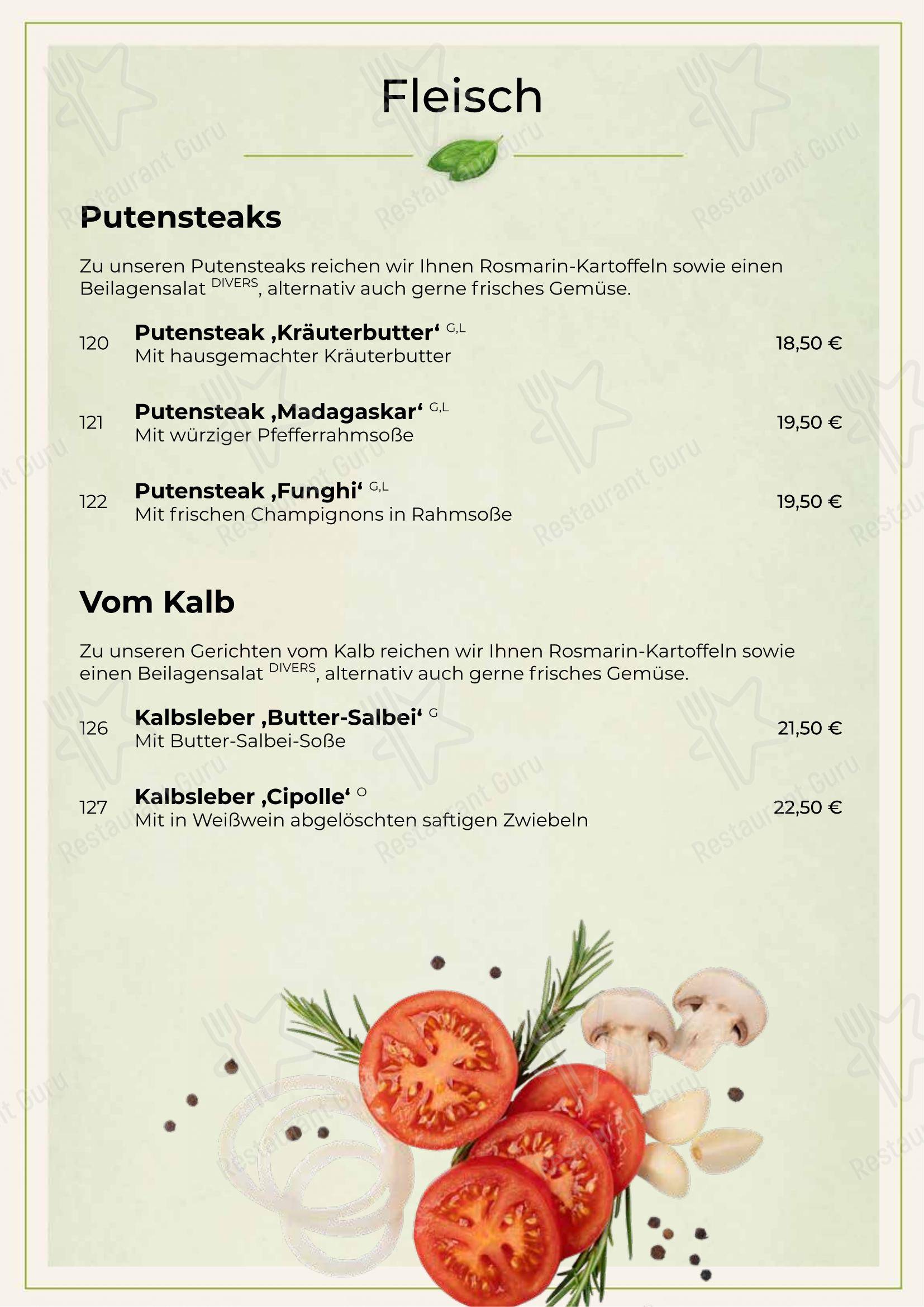 Меню пиццерии Posto Bello Ristorante - Меню напитков