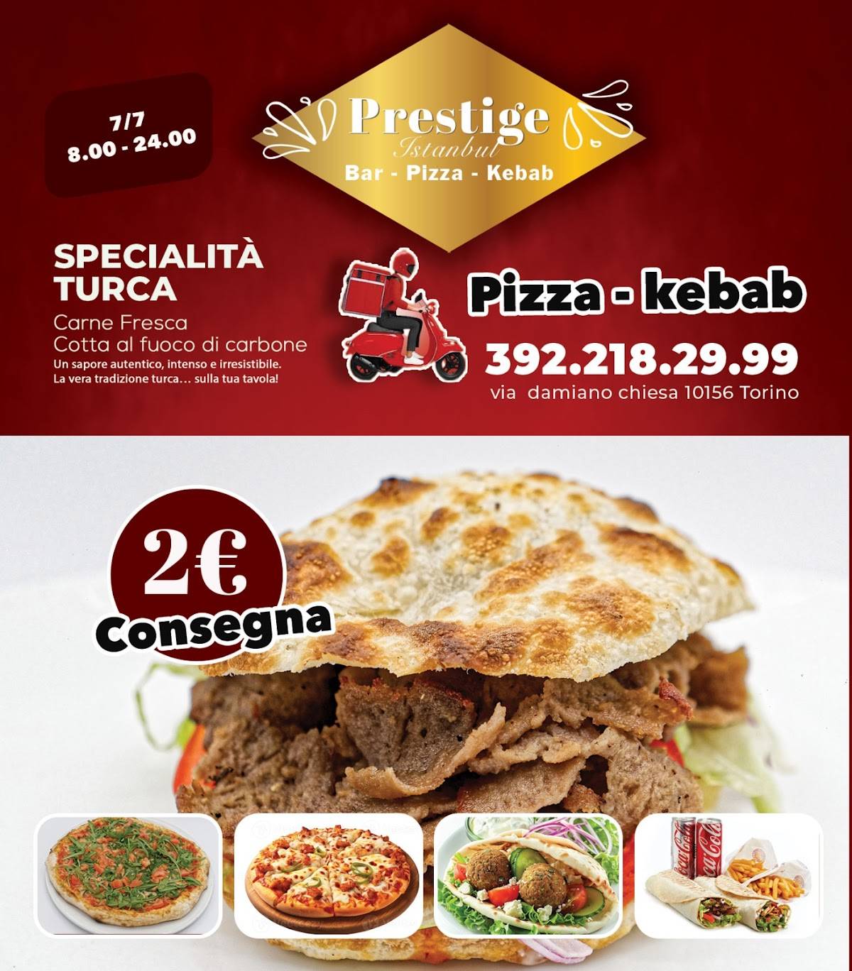 Prestige Bar Ristorante меню