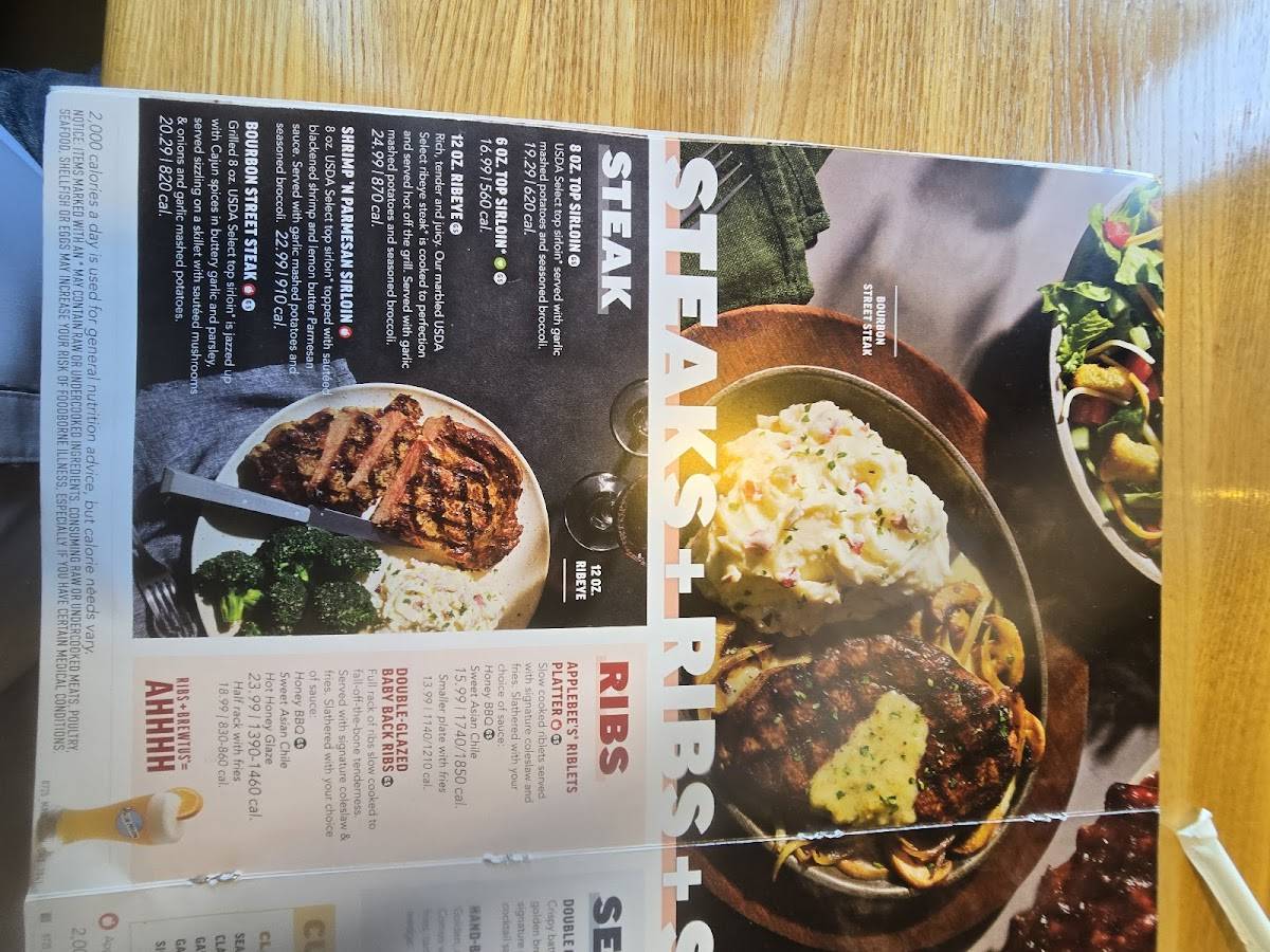 Applebee's Grill + Bar меню