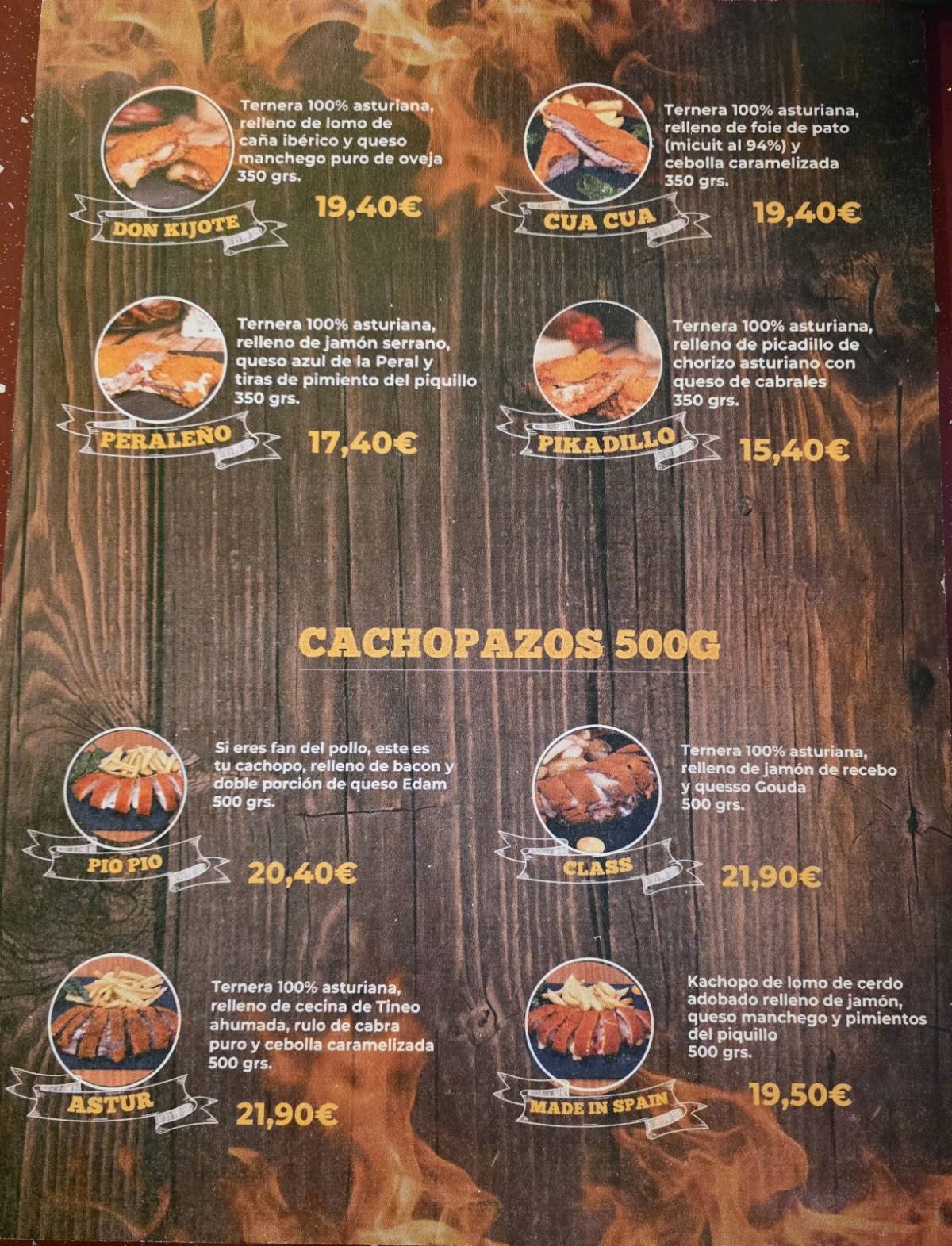 Zeus Gastrobar Arganda меню