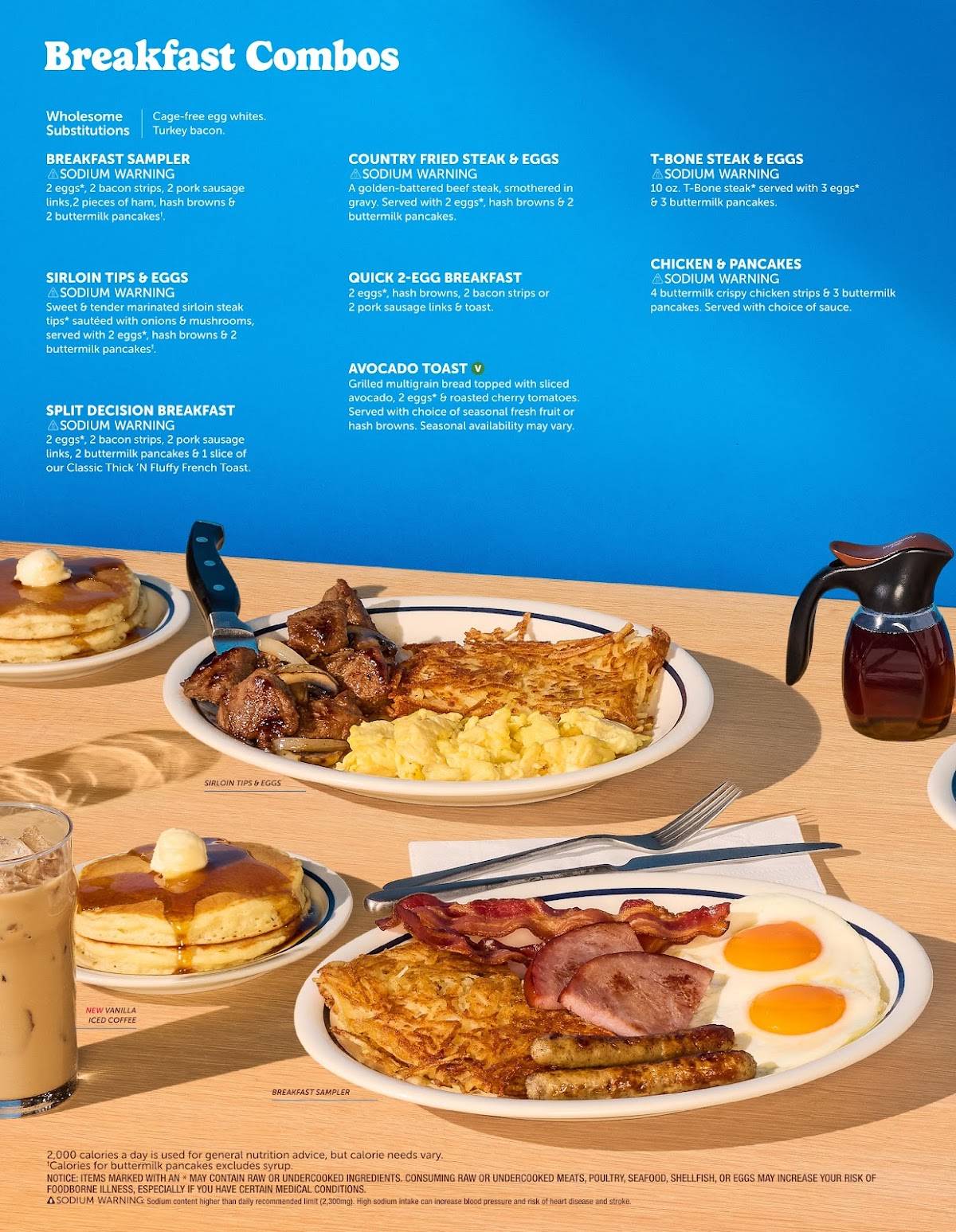 IHOP меню