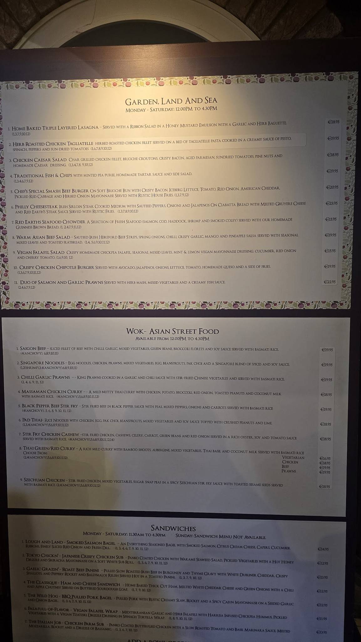 Red Earth - Lifestyle Store & Restaurant меню