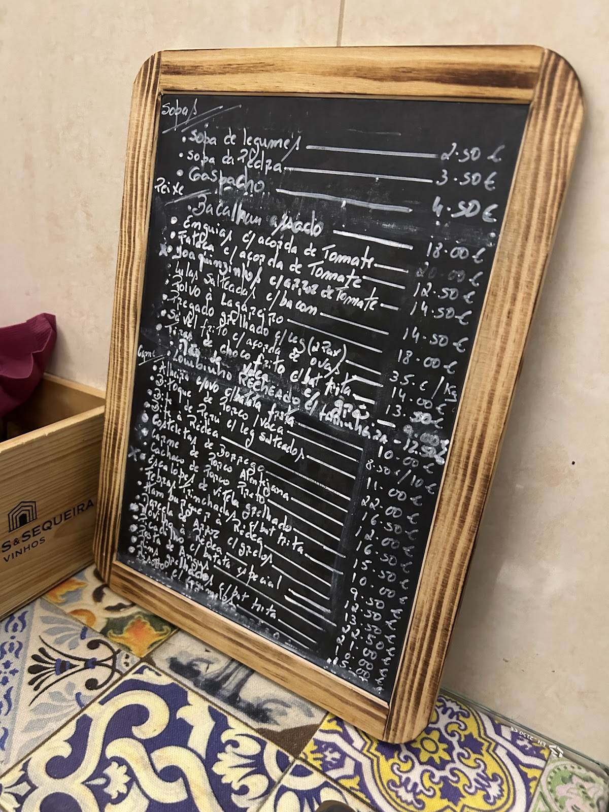 Rédea Curta меню