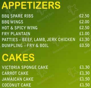 Rehoboth Caribbean Takeaway меню