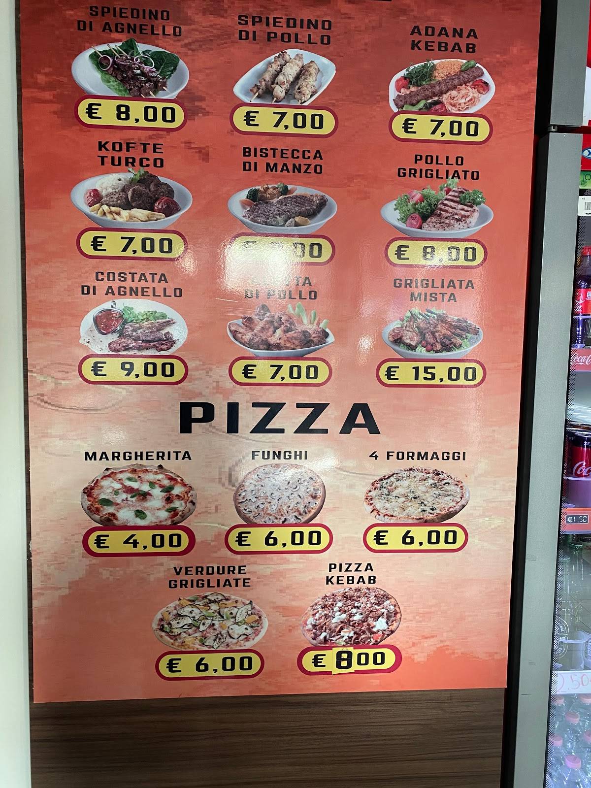 Cappadocia grill&kebab...pizza меню