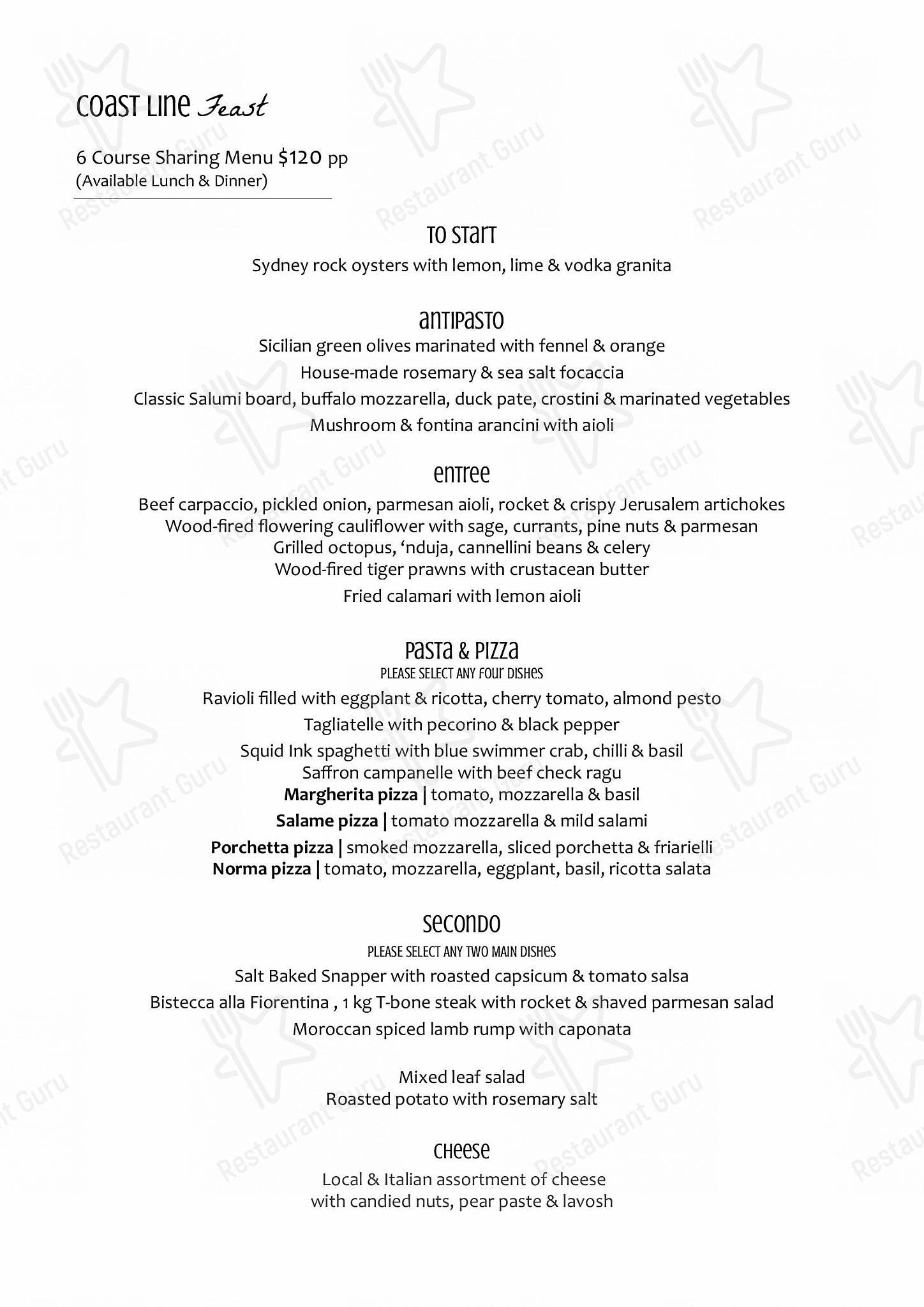 Capriccio Osteria Italian Restaurant in Leichhardt Sydney в Лейхгардте - Wine Menu