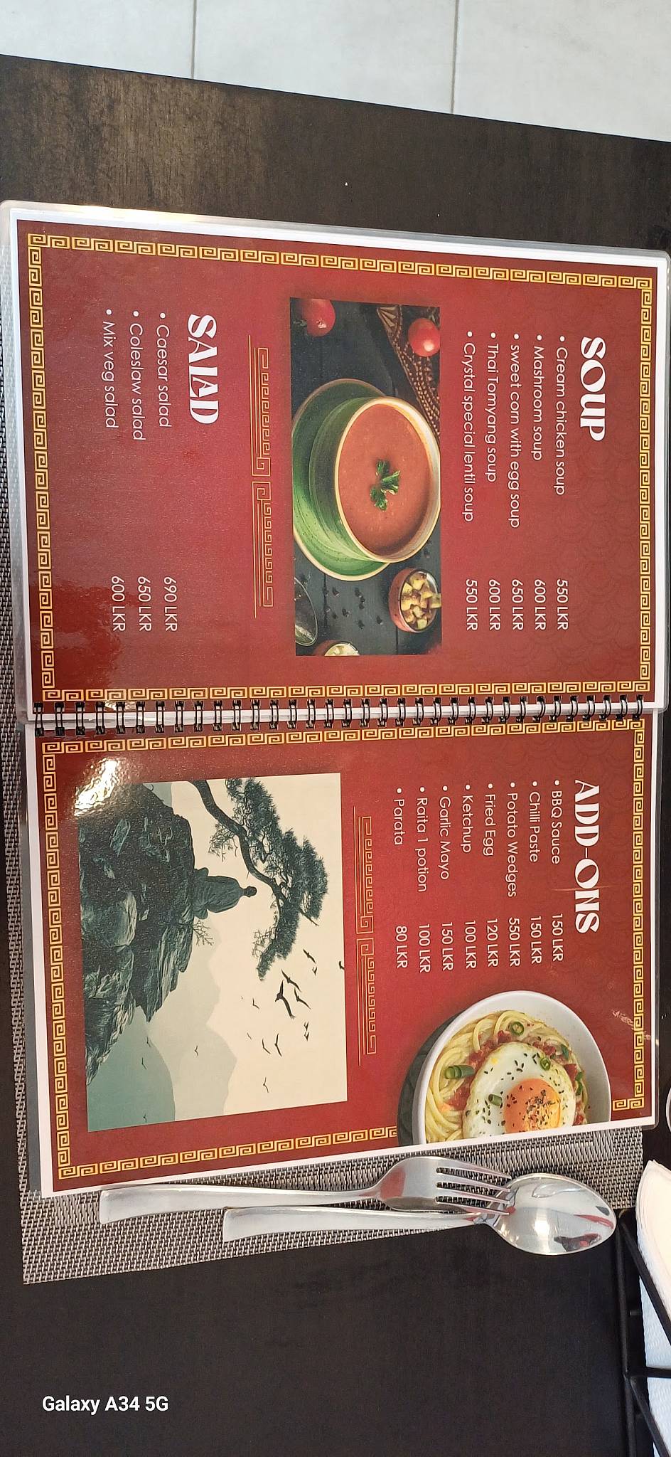 Crystal Wok меню