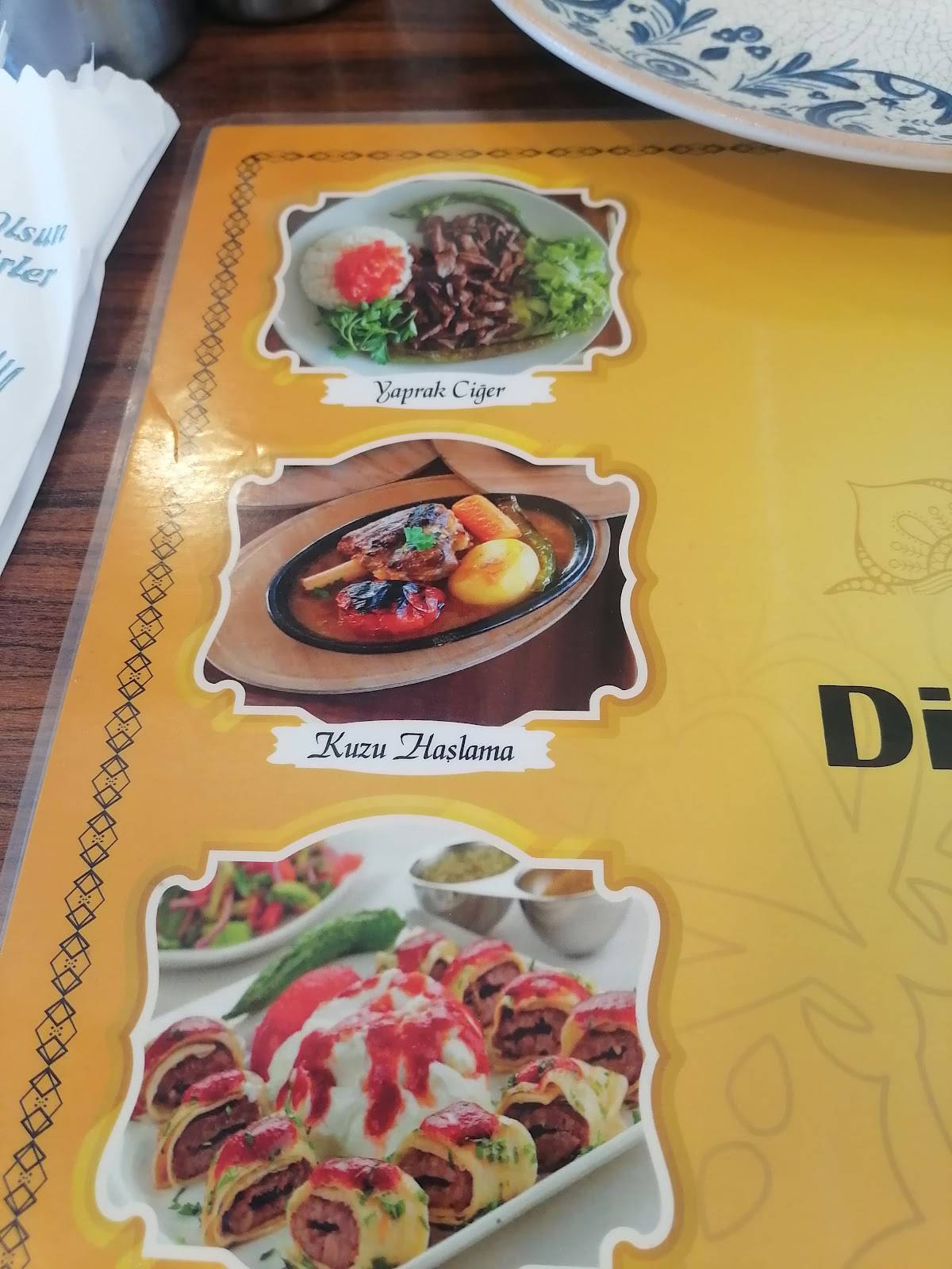 DİVANZADE RESTAURANT меню