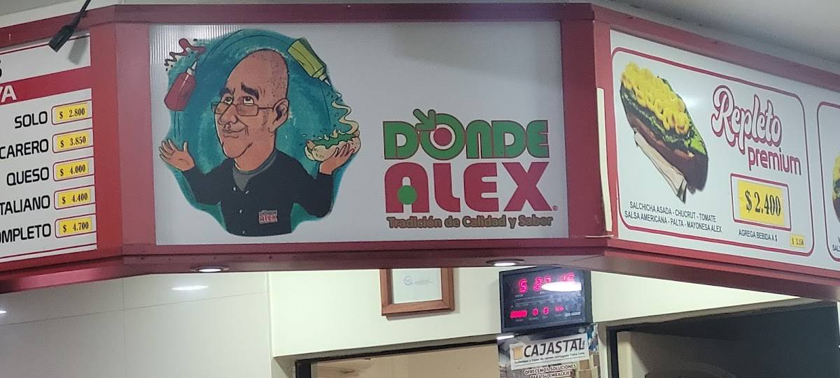 Donde Alex меню