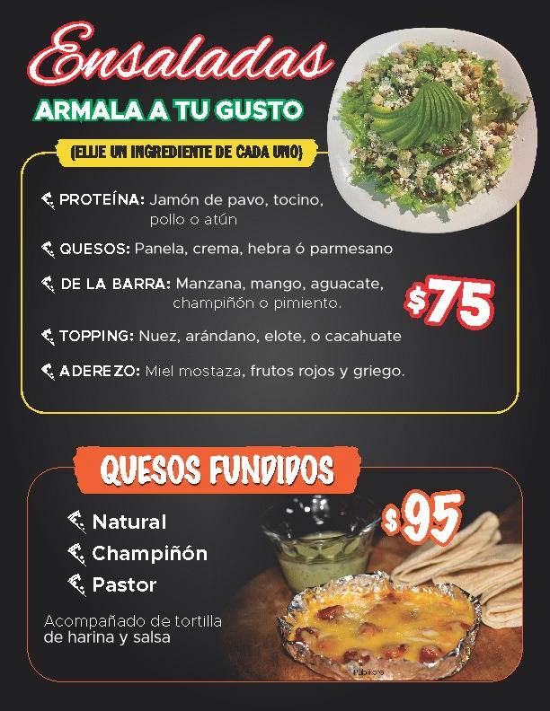 El Rincon Italiano меню