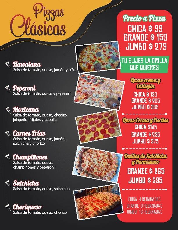 El Rincon Italiano меню