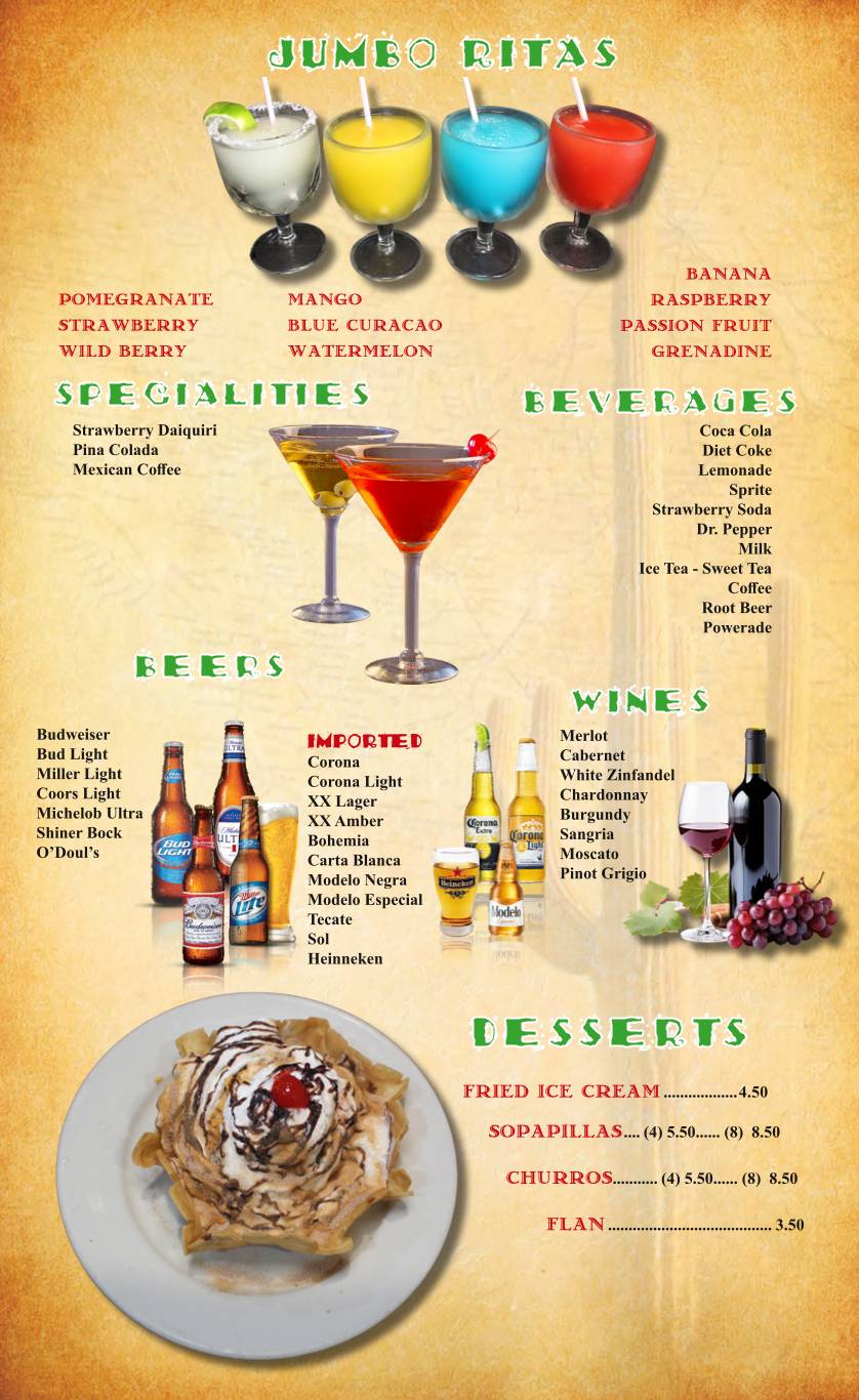 El Rincon меню