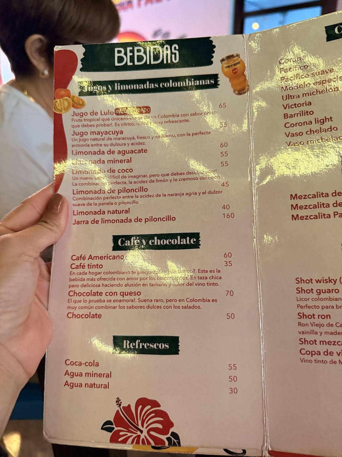 La Bodeguita de Parceros меню