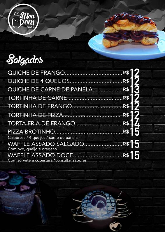 Meu Dom Café Rio Grande меню