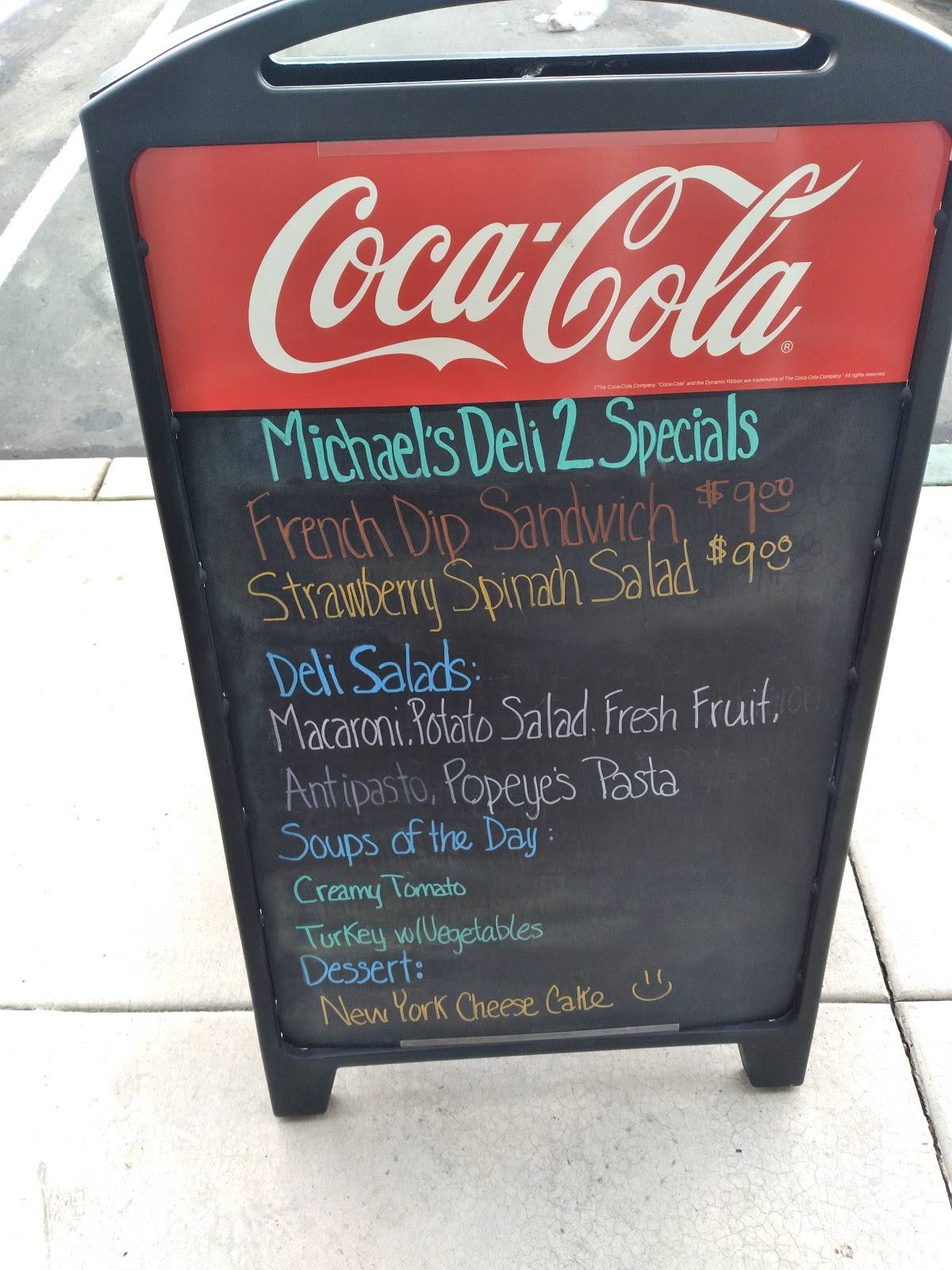 Michaels Deli меню