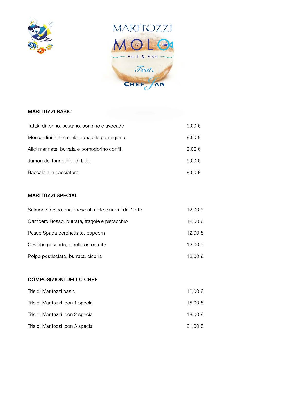 Molo17 Ristorante меню