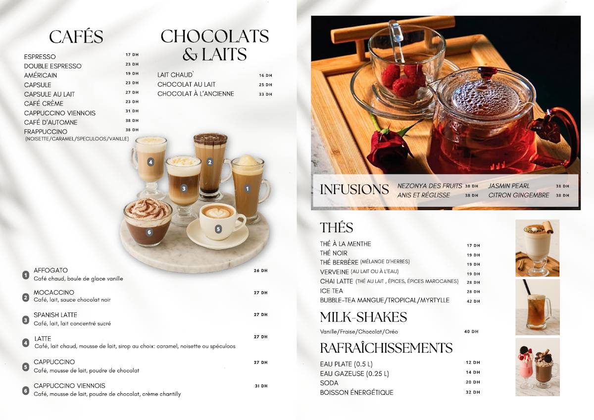 Nezonya Café меню