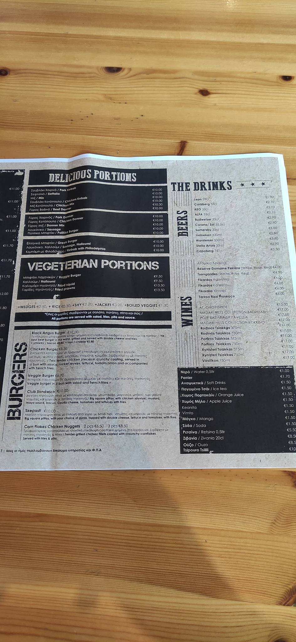 PITTA EXPRESS меню