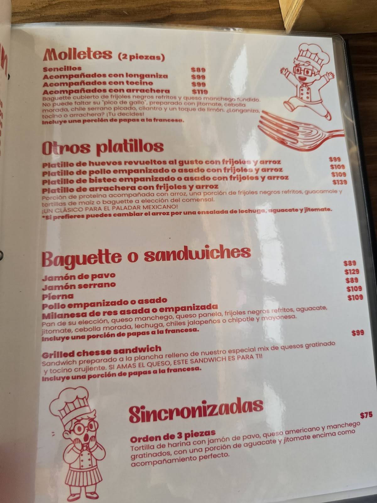 Pastes Roman меню