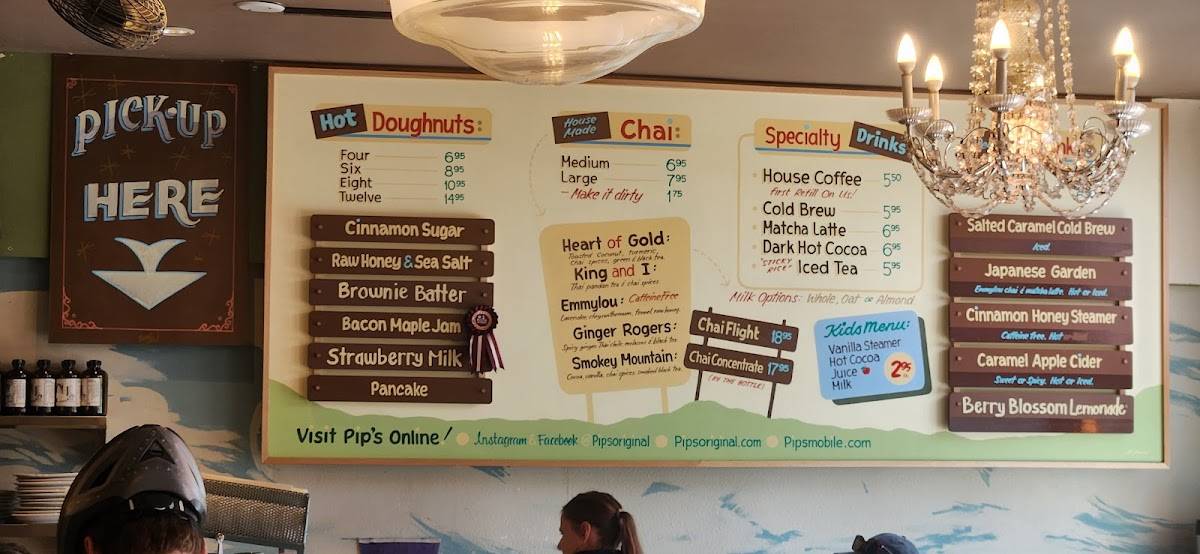 Pip's Original Doughnuts & Chai меню