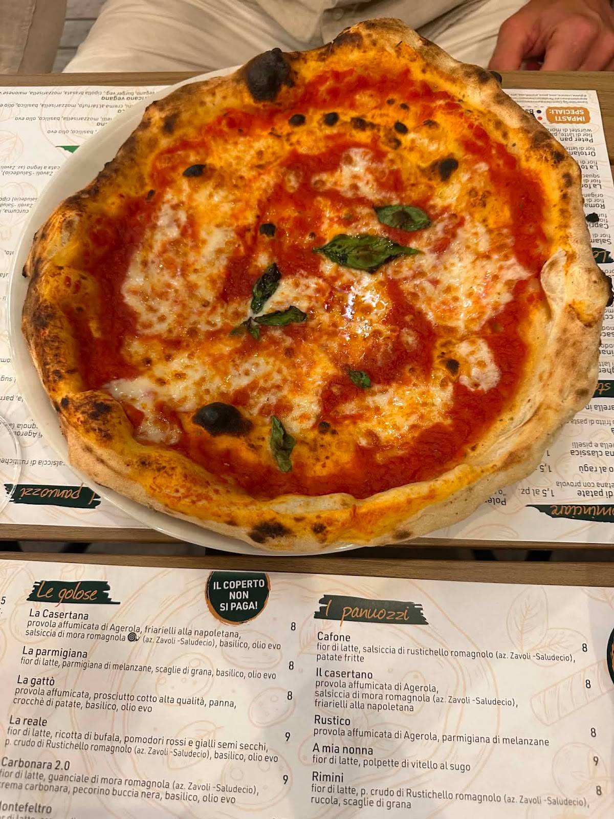 Pizza e babà меню