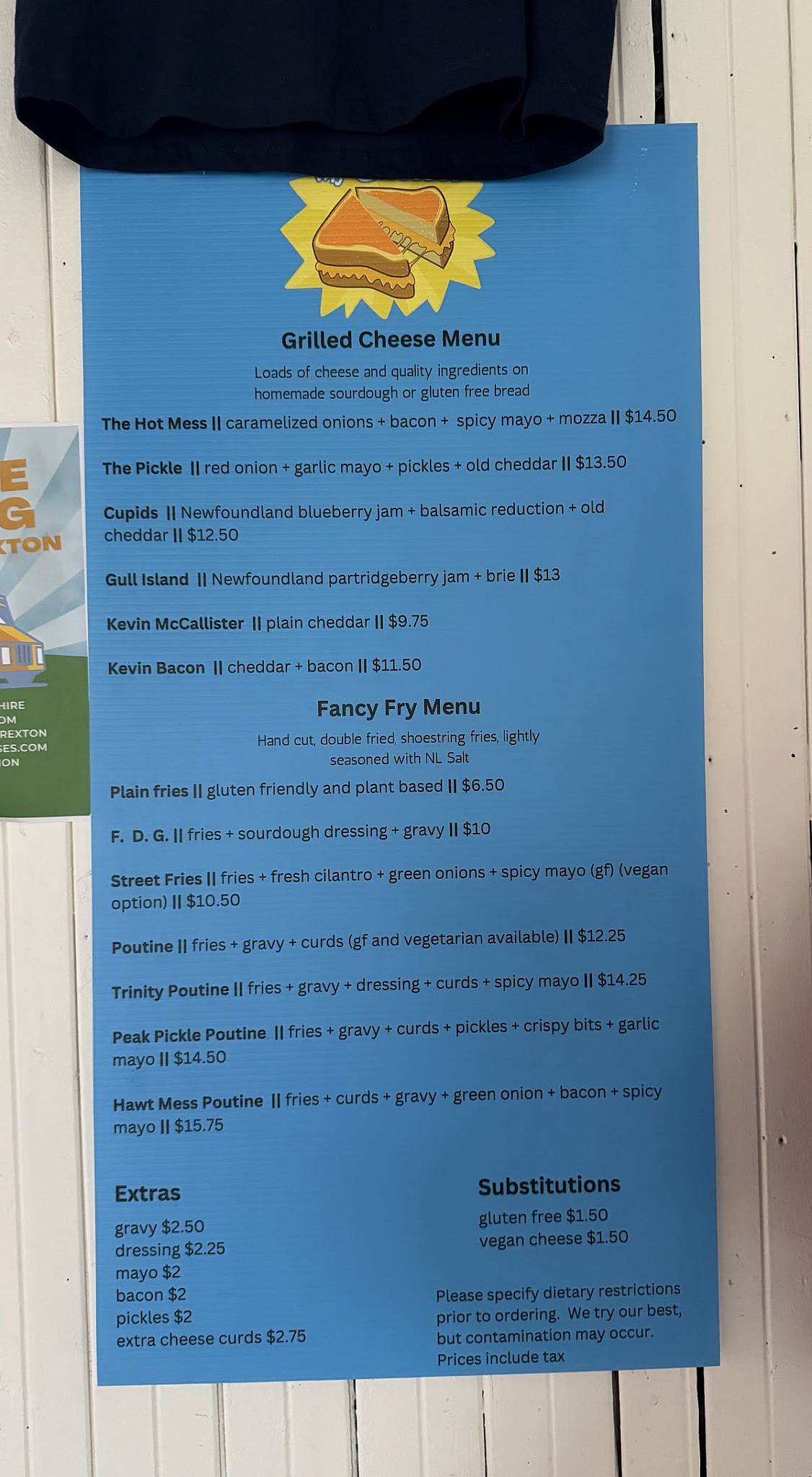 Port Rexton Brewery + Tap Room меню