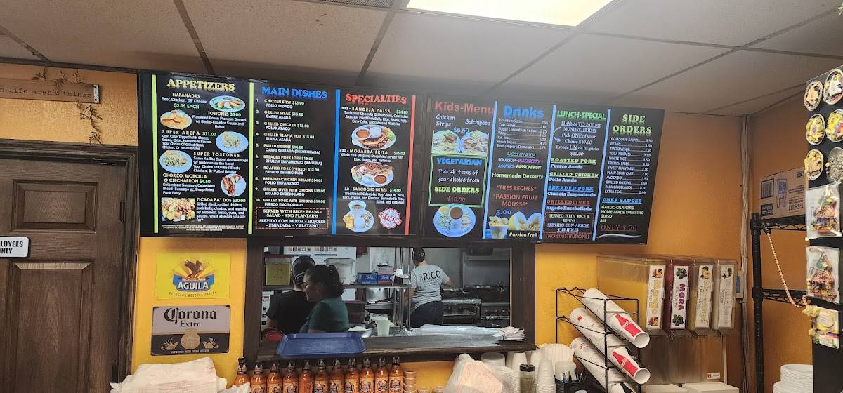 Que Rico Colombian Flavors меню