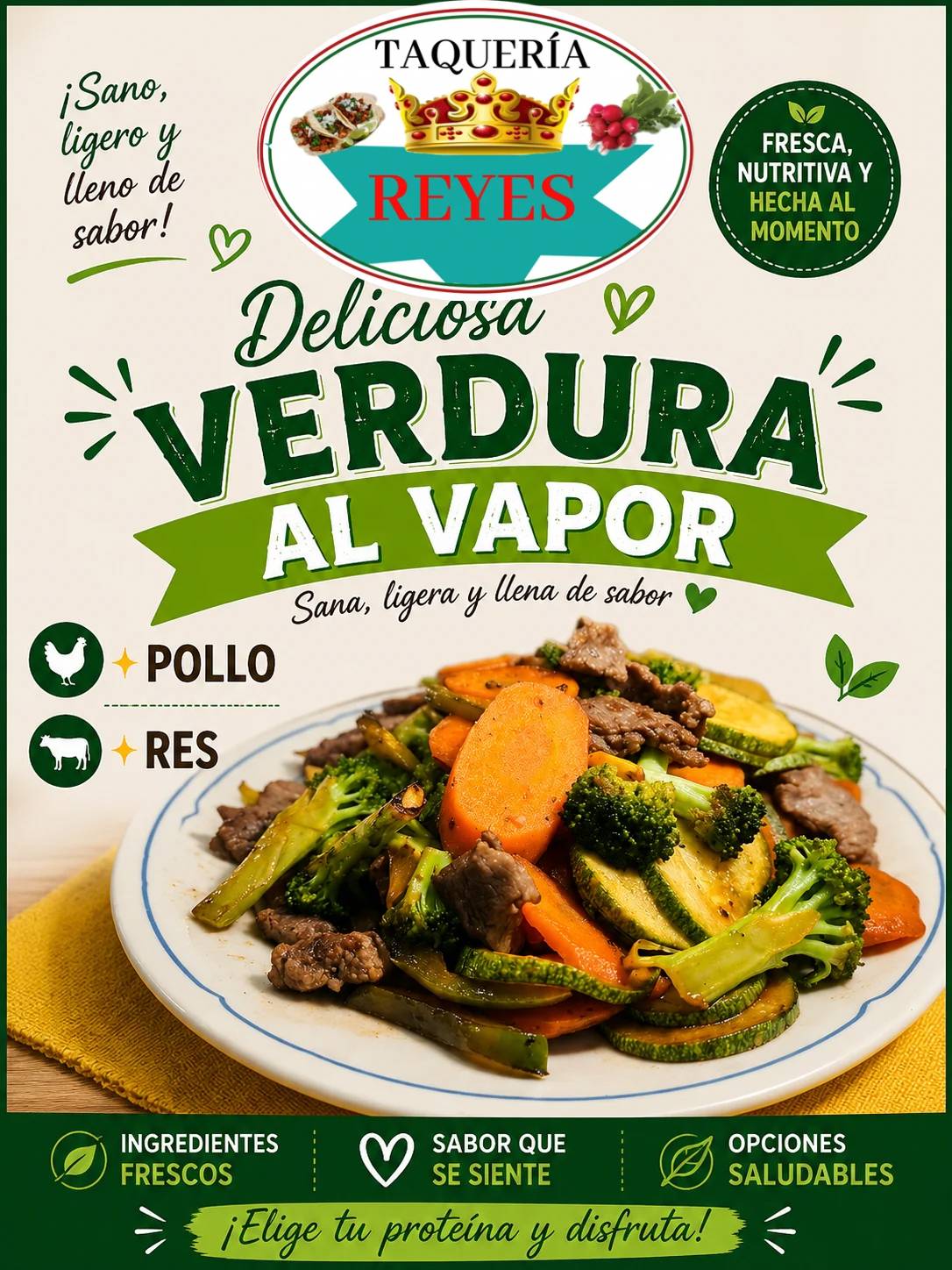 Taquería "Reyes" меню