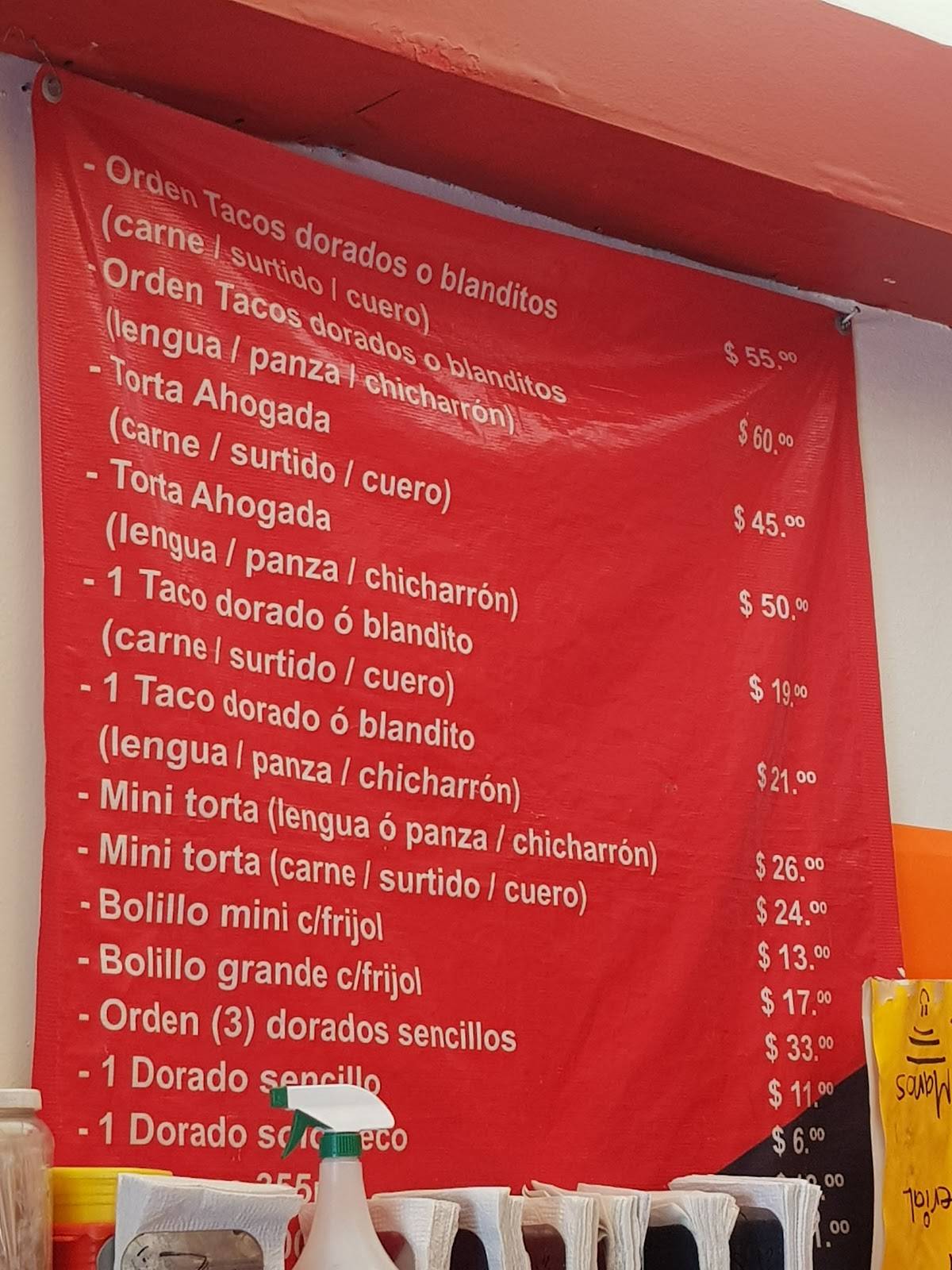 Turok Sevilla del Río меню