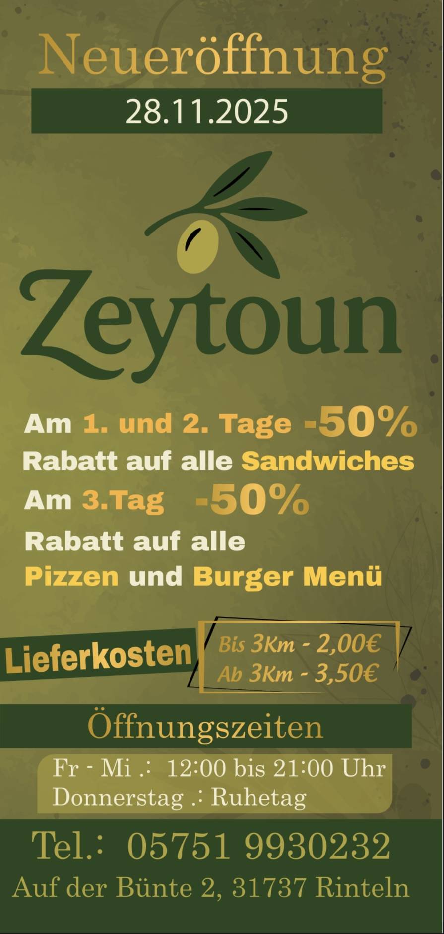 Zeytoun меню