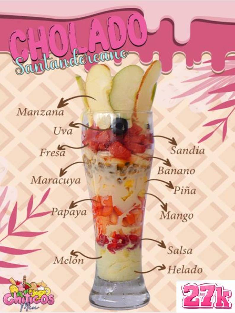 Heladería y Frutería Chiticos Mix меню