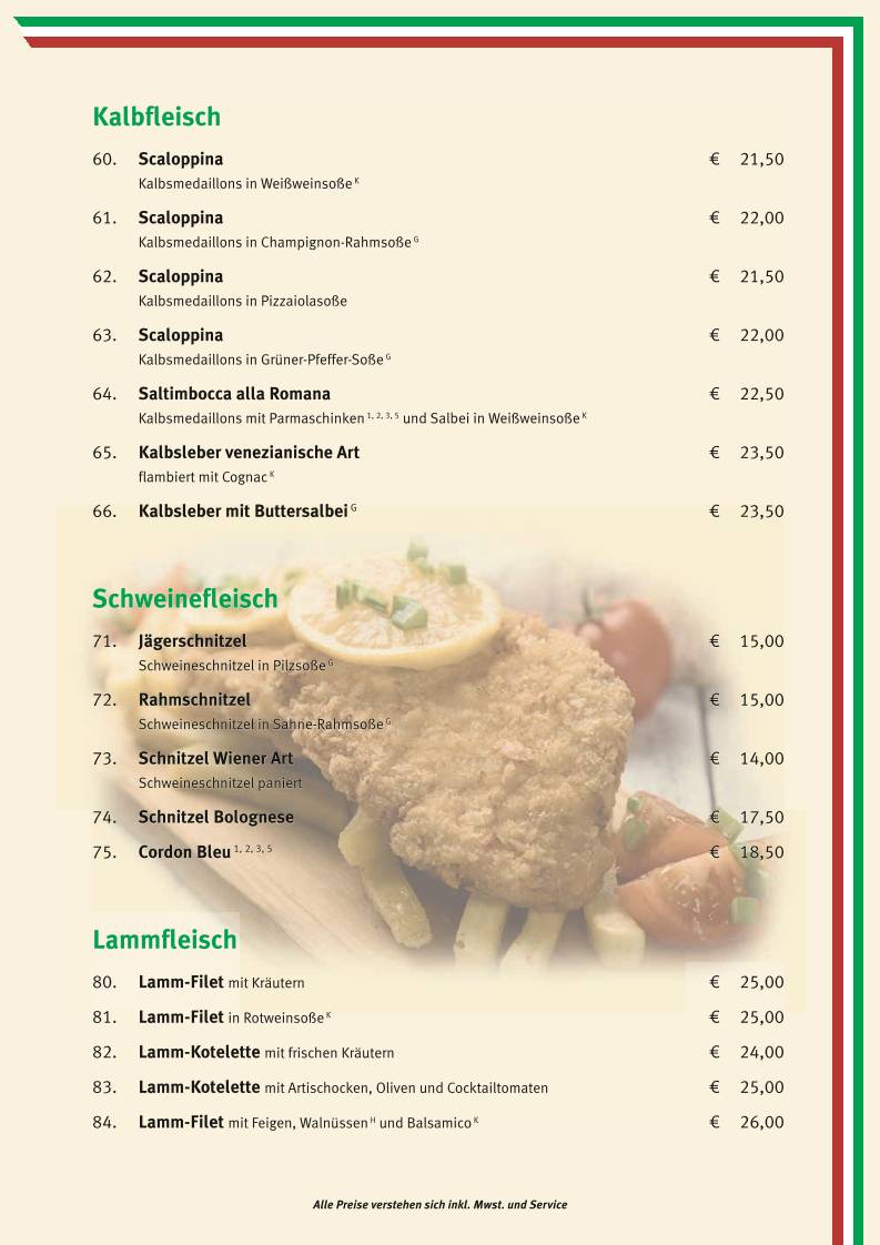 Ristorante Gargano меню