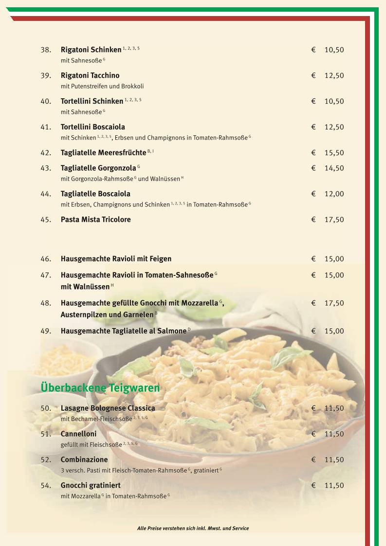 Ristorante Gargano меню
