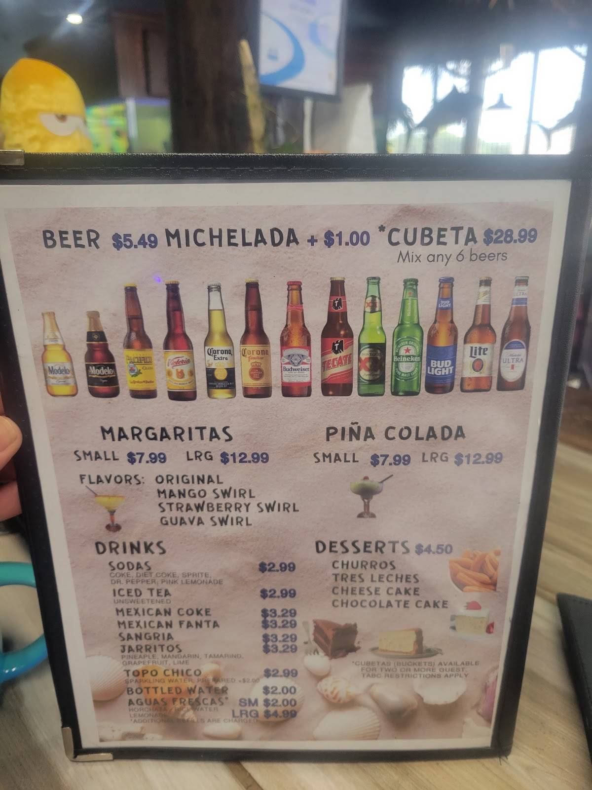 Ostioneria El Roli's меню