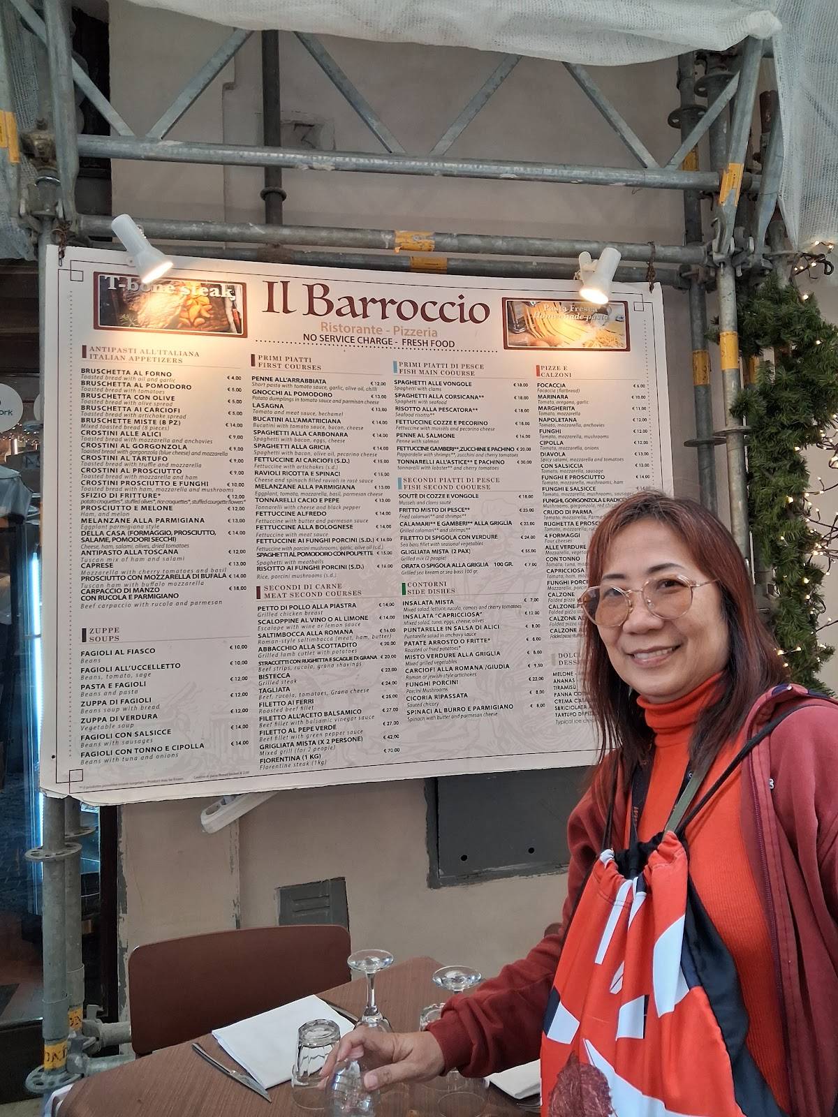 Il Barroccio Roma меню