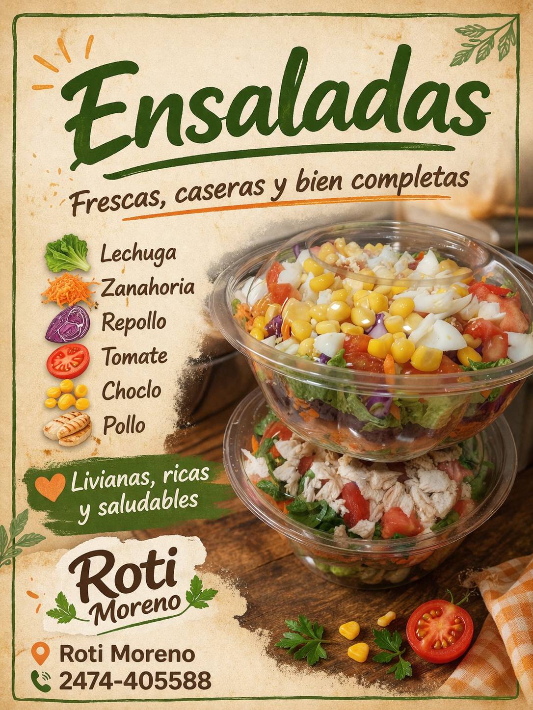 Rotisería Moreno меню