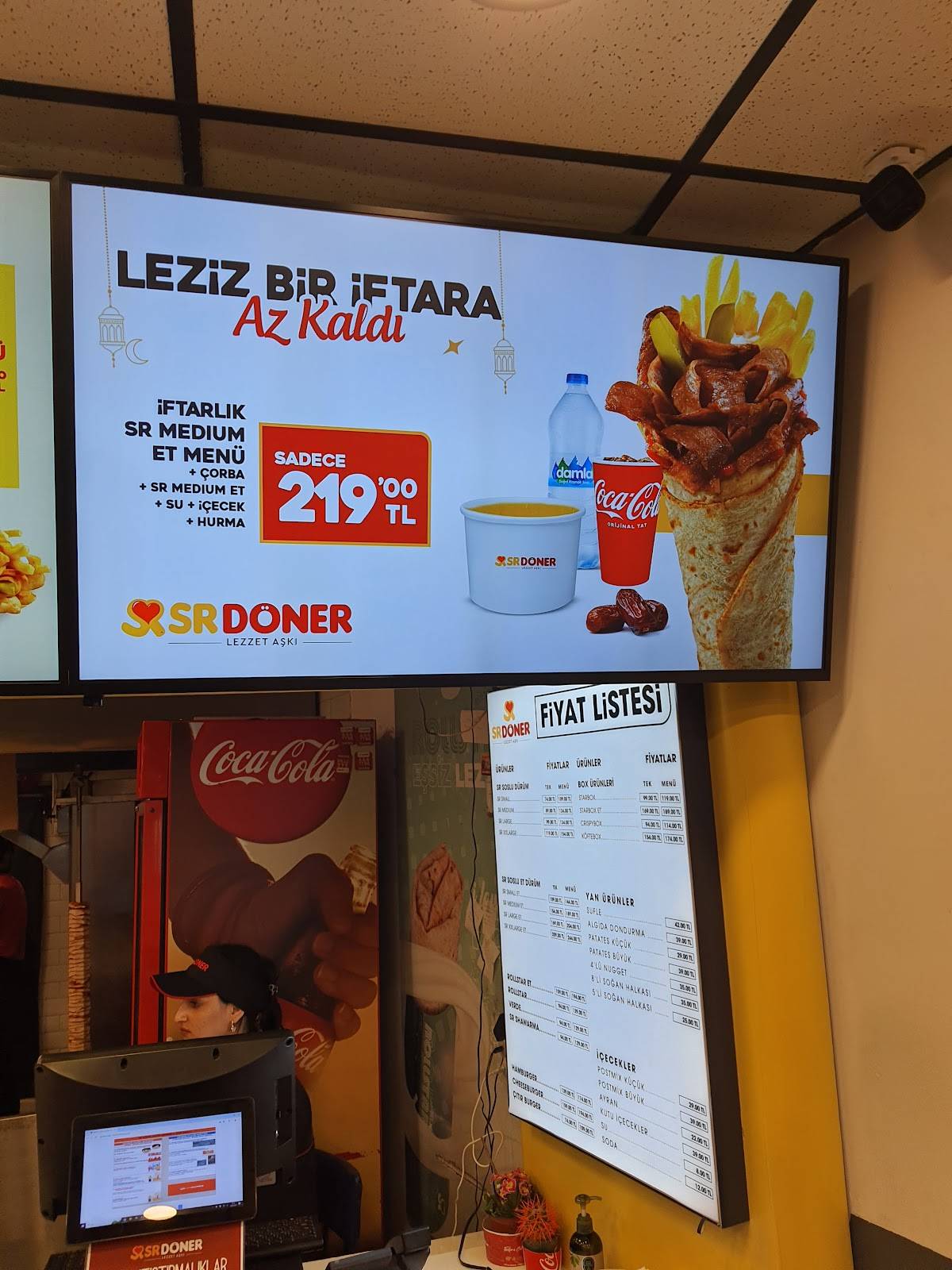 SR Döner меню