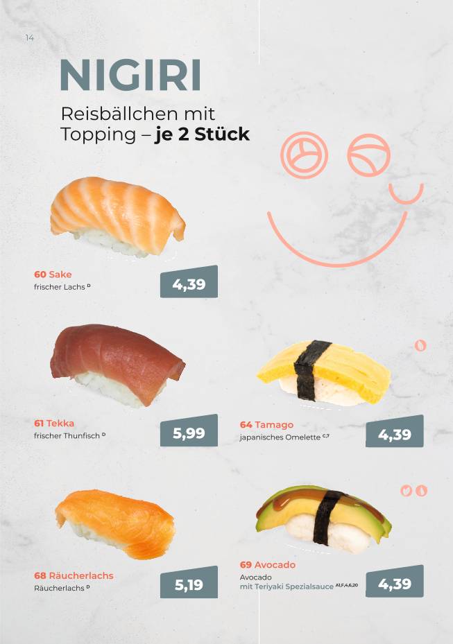 SUSHIFREUNDE Rostock меню