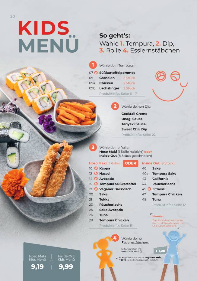 SUSHIFREUNDE Rostock меню