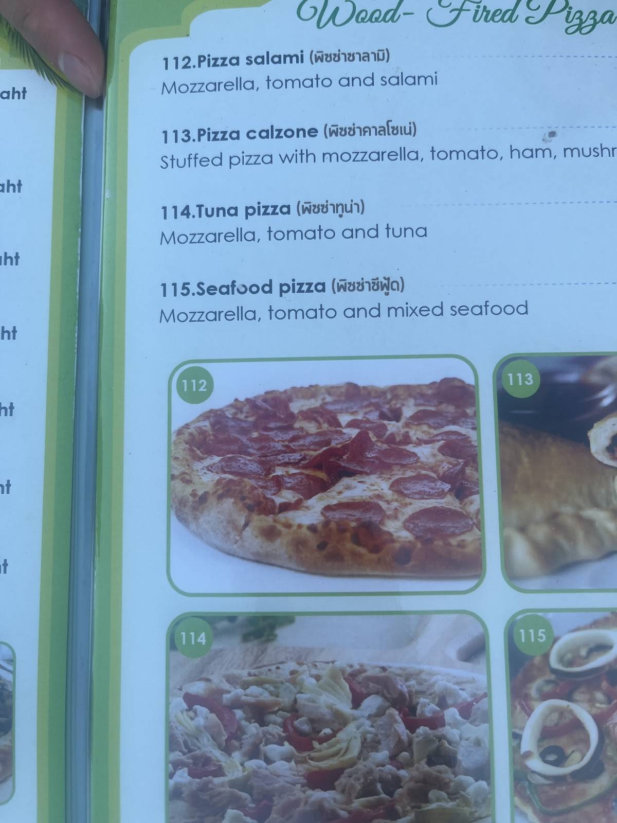 Sabai Corner меню