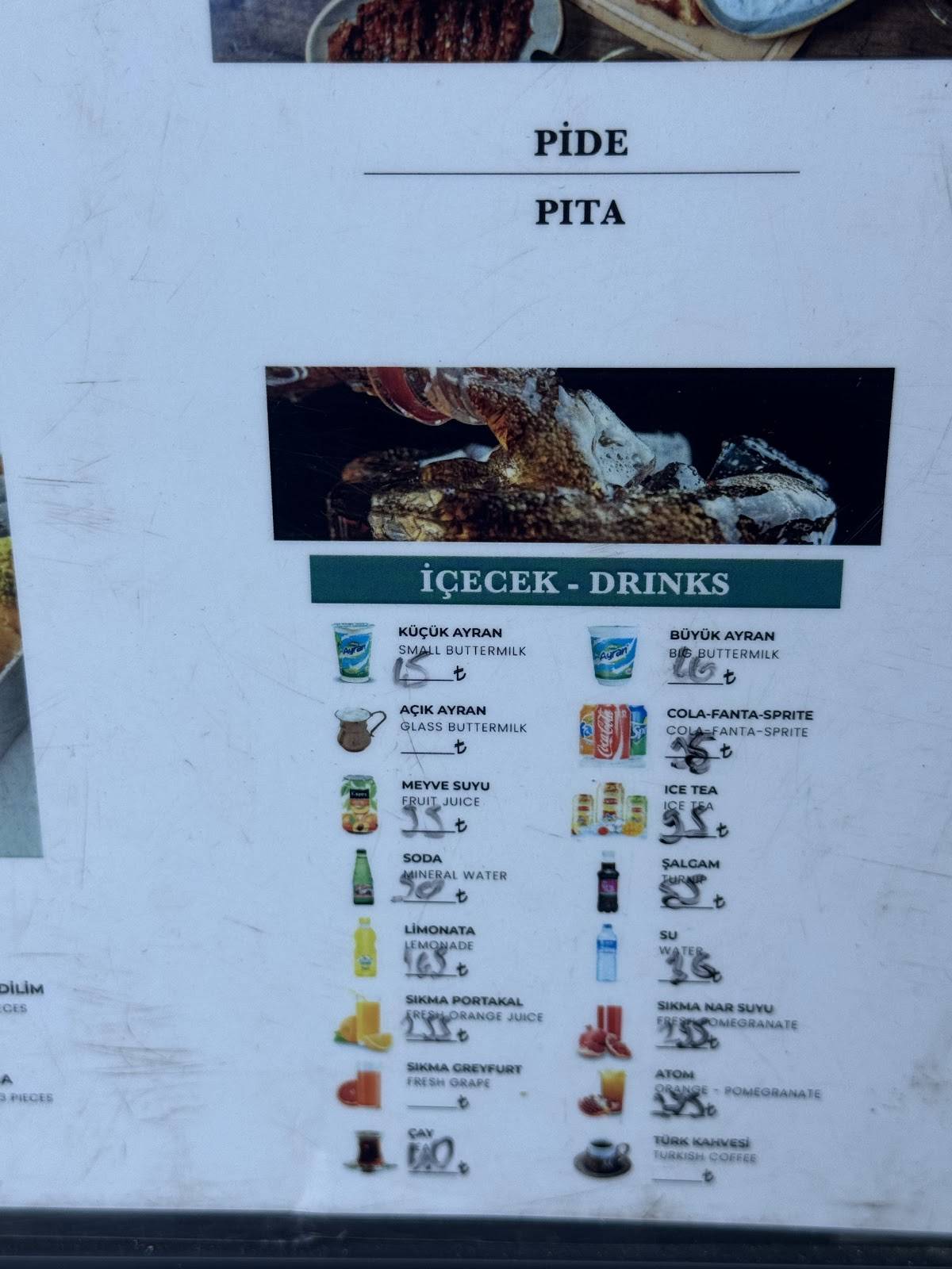 Sarayzade Döner Kebab меню