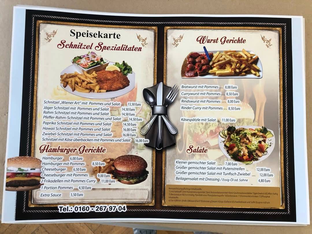 Schnitzelhaus меню
