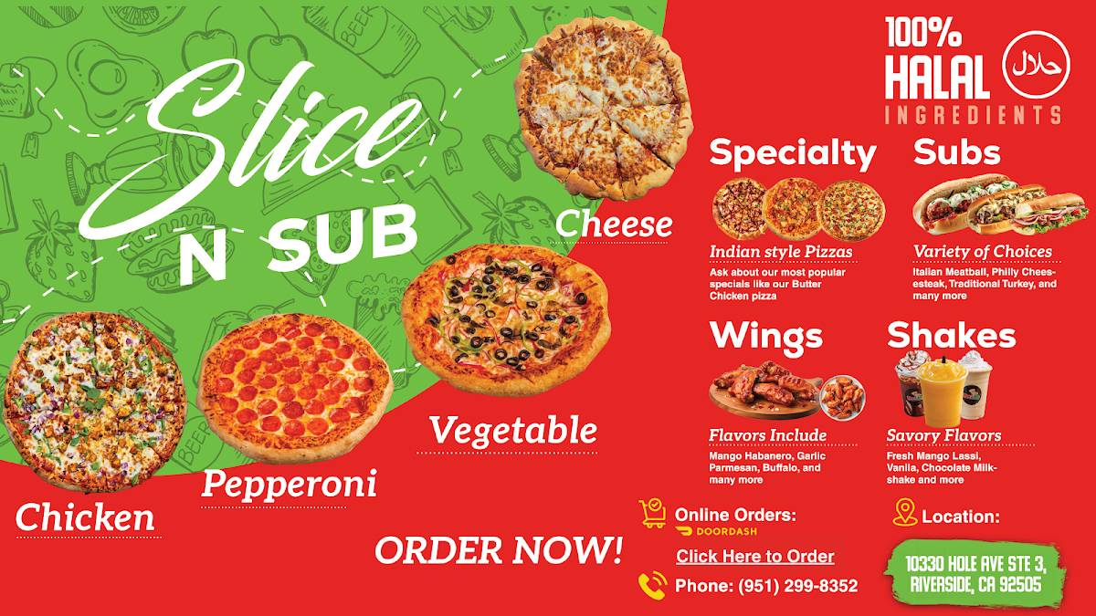 Slice N Sub меню