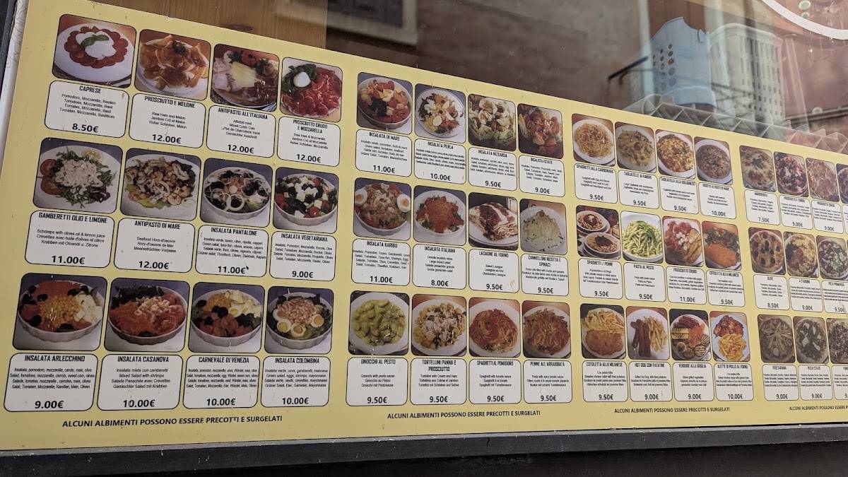 Snack Bar Ai Ragusei меню