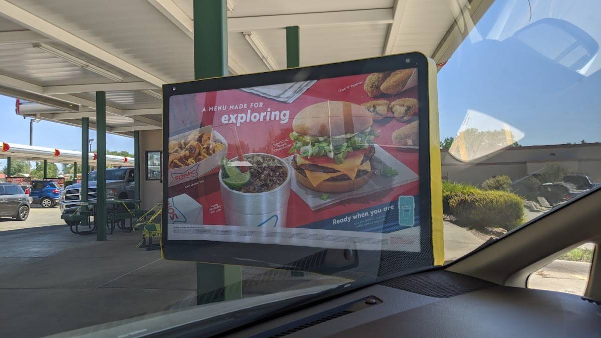 Sonic Drive-In меню