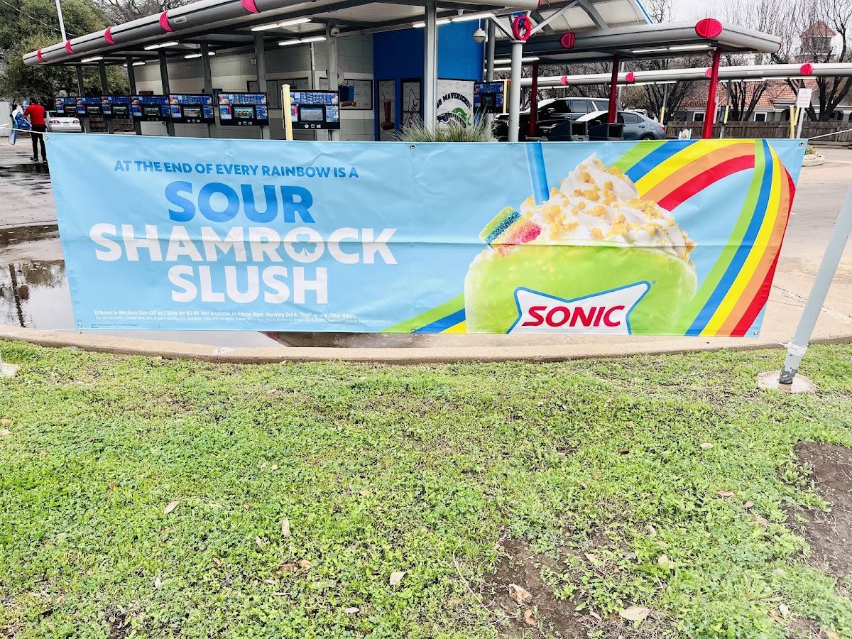 Sonic Drive-In меню