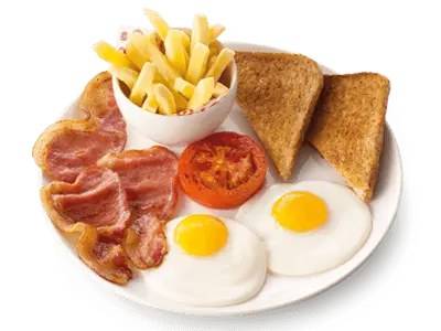 Wimpy Springbok меню