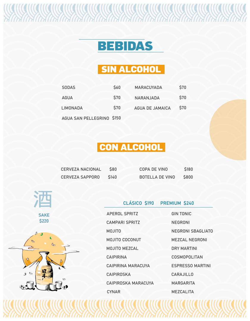Sushi Lab Tulum меню