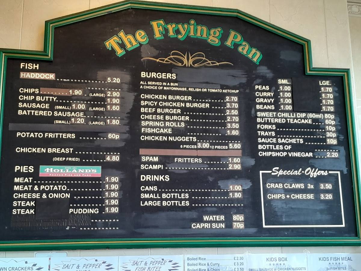 The Frying Pan меню