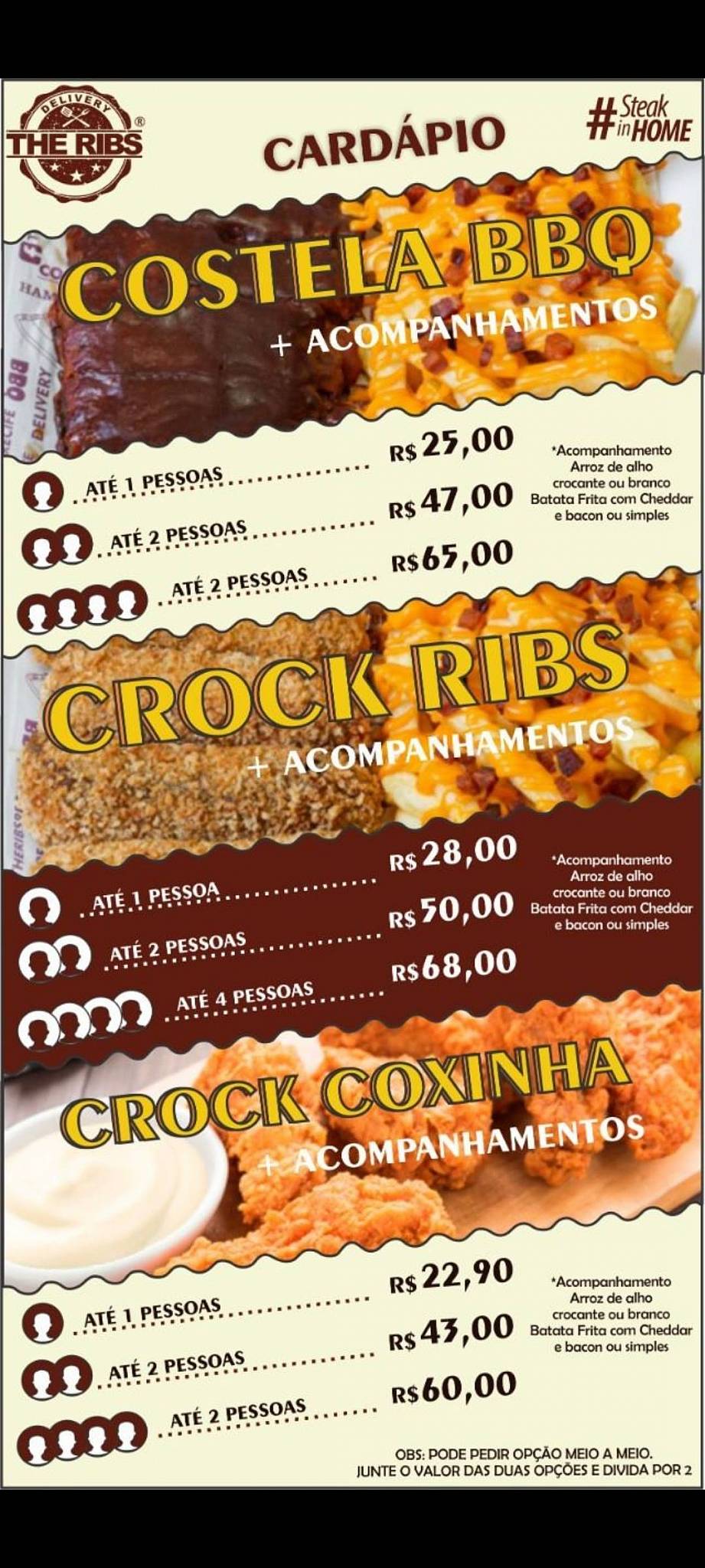 The Ribs Recife Recife PE меню